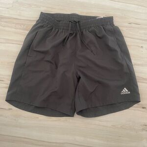 Adidas Charcoal Running Shorts w Liner